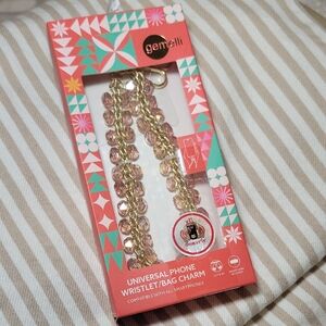 Gemelli Pink and Gold Bracelet Charm